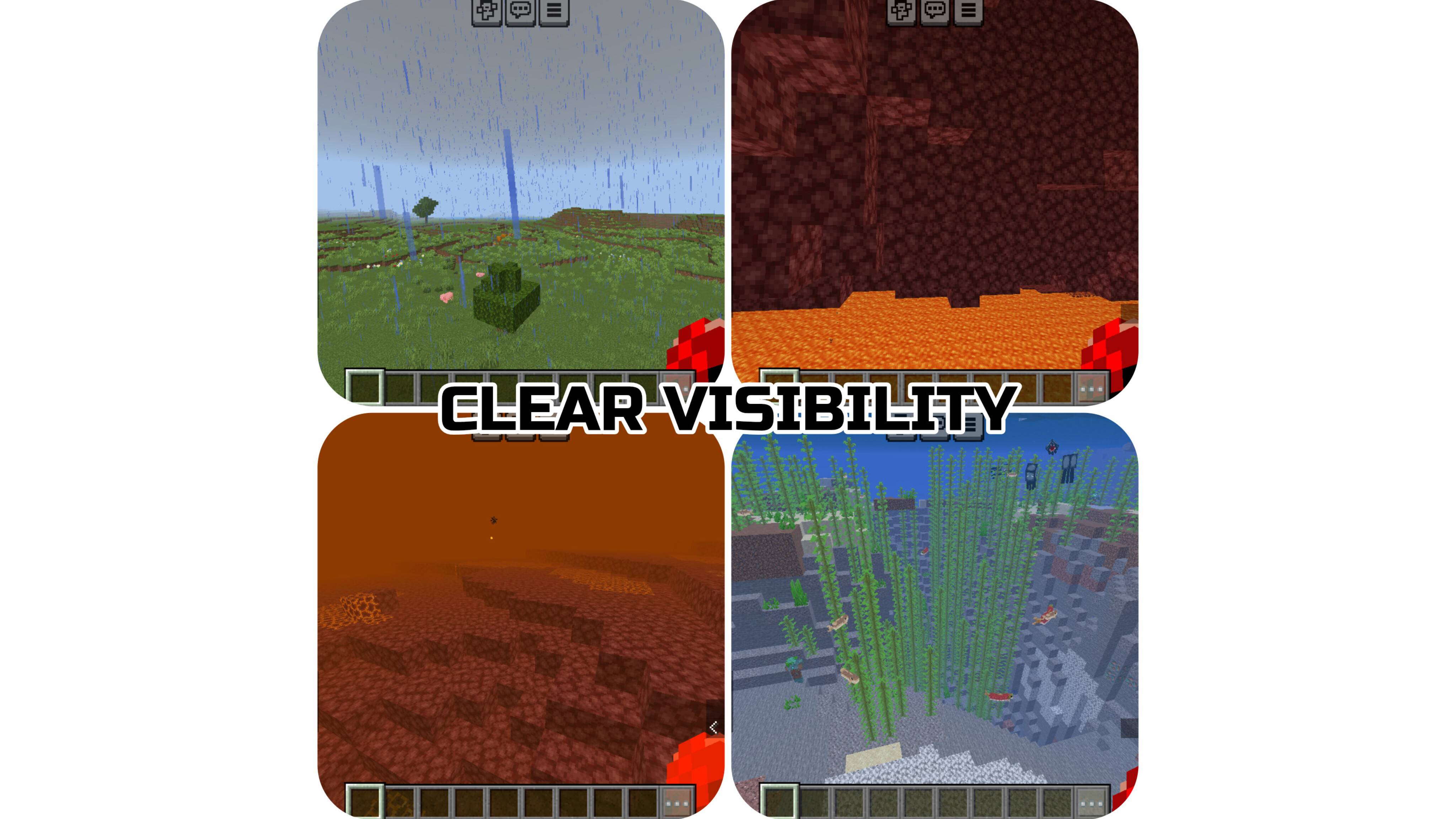 CLEAR UNDER LAVA | CLEAR UNDER WATER | CLEAR VISION | NO FOG | SAAD MAX WORLD — screenshot 1