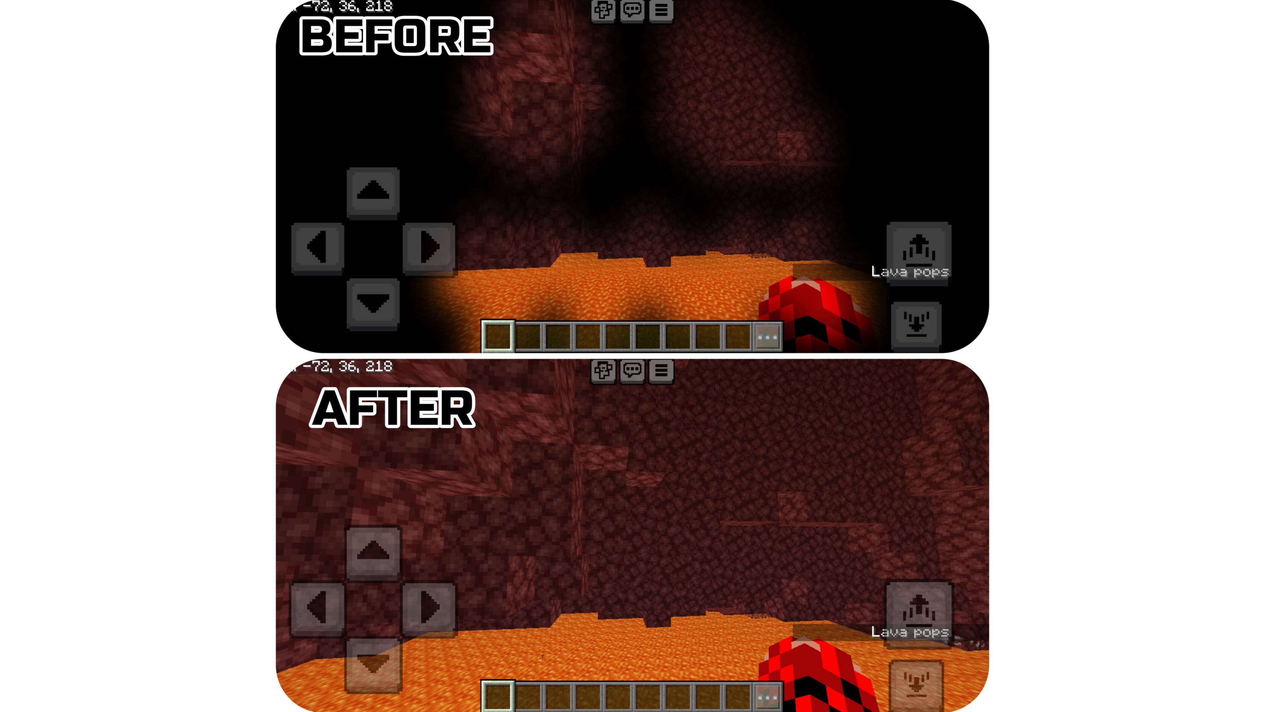 CLEAR UNDER LAVA | CLEAR UNDER WATER | CLEAR VISION | NO FOG | SAAD MAX WORLD — screenshot 2