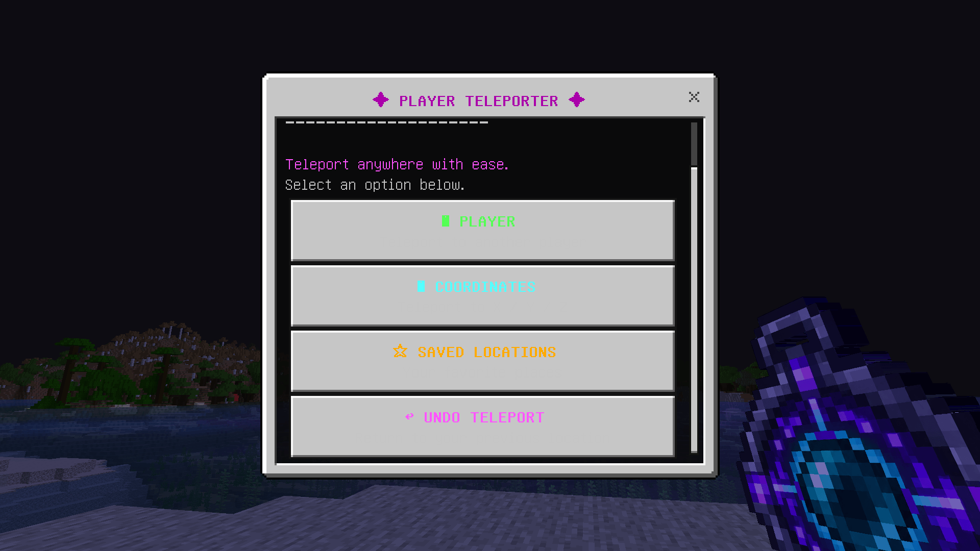 Player Teleporter — Easy Travel — screenshot 3