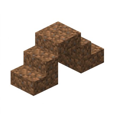 dirt half-block