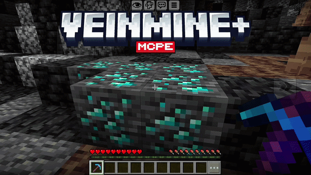 VeinMine+ | Veinminer addon — screenshot 1