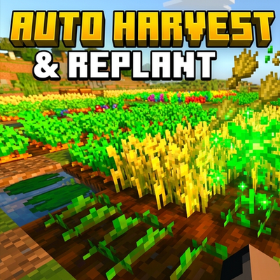 Right Click Harvest & Auto Replant [Auto-Magnet]