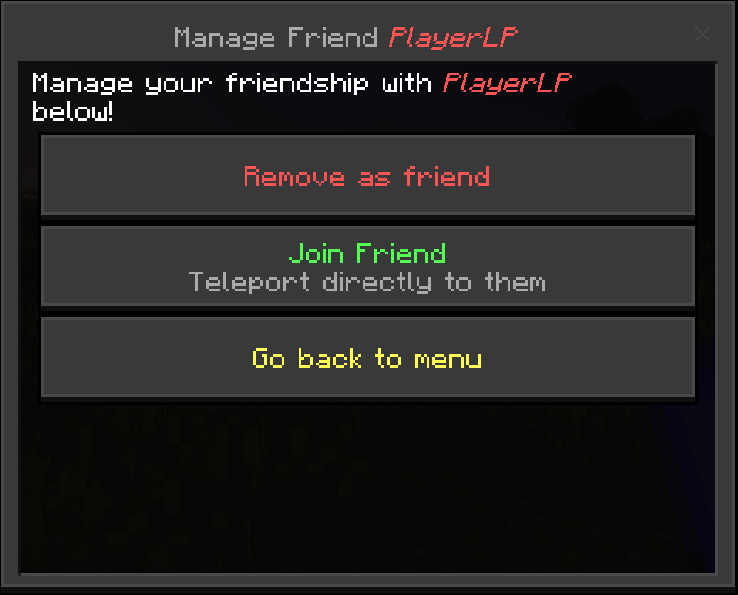 PlayerLP's Friends Addon — screenshot 4