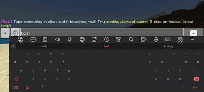 When I type Anything it becomes real — screenshot 1