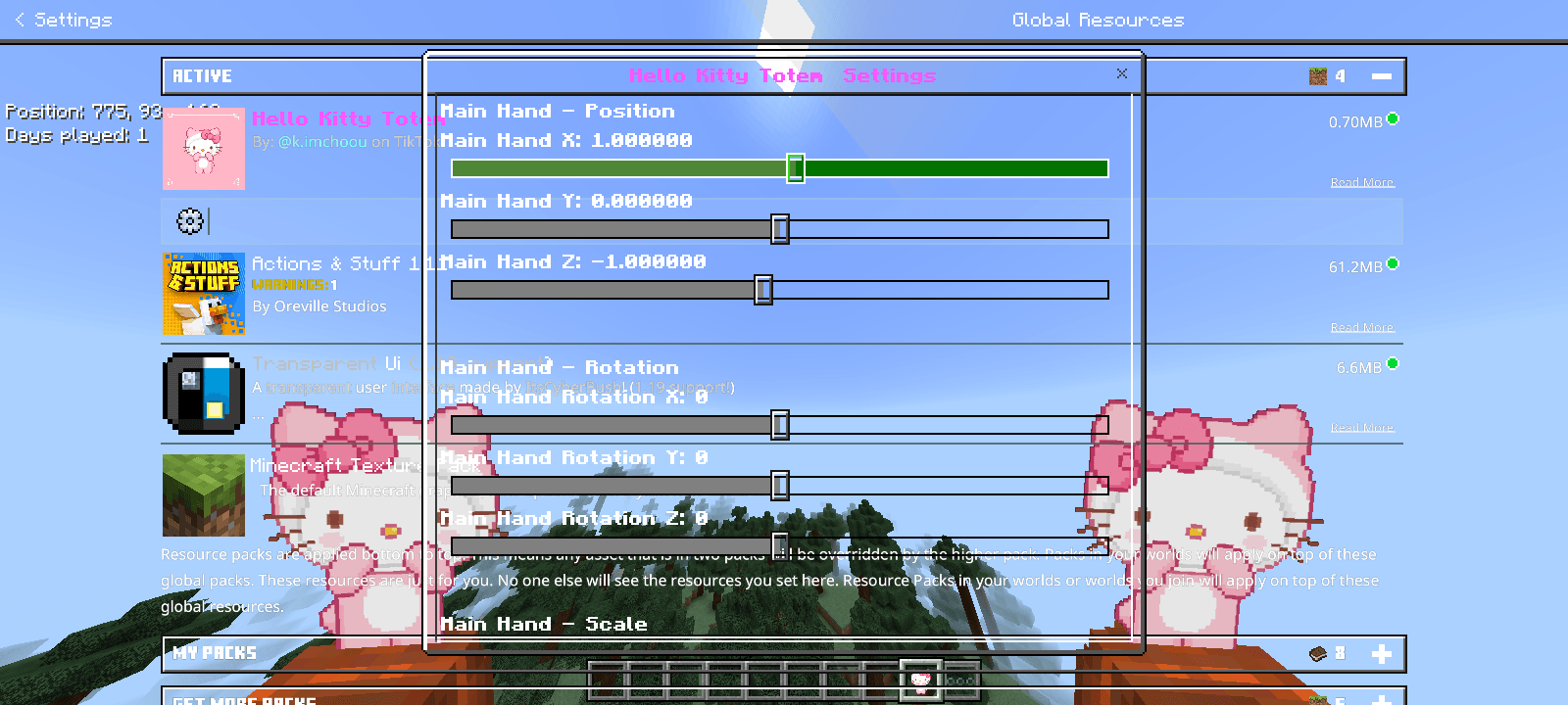 Hello kitty animated totem with A&S, JA, HMi & others — screenshot 1