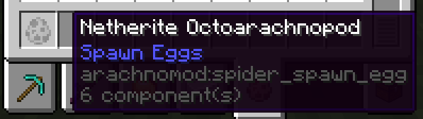 Netherite Octoarachnopod (The Netherite Spider) — screenshot 2