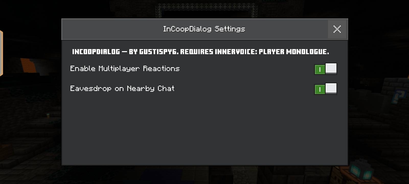InCoopDialog — screenshot 4