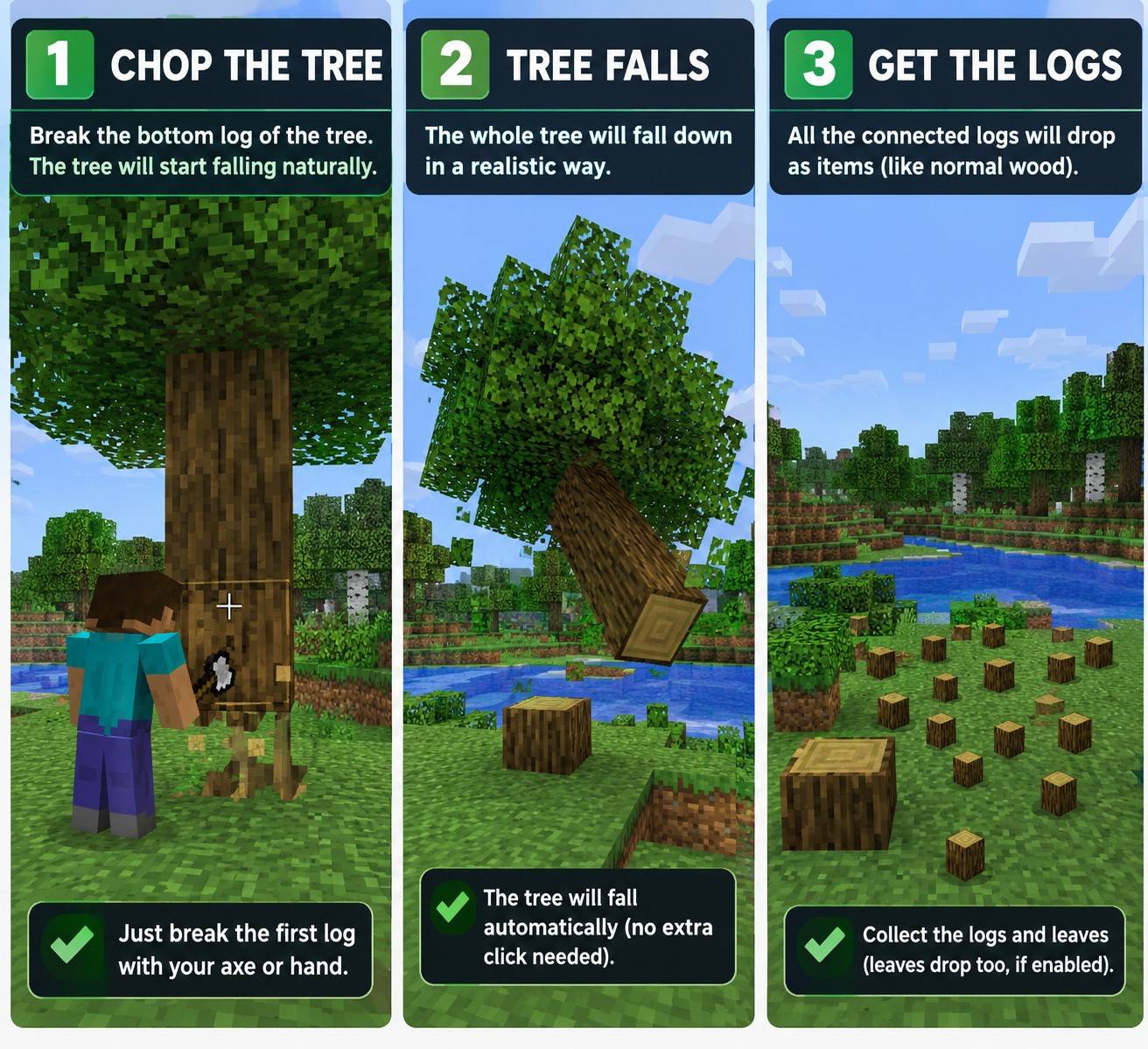 Falling trees 🌴 — screenshot 1