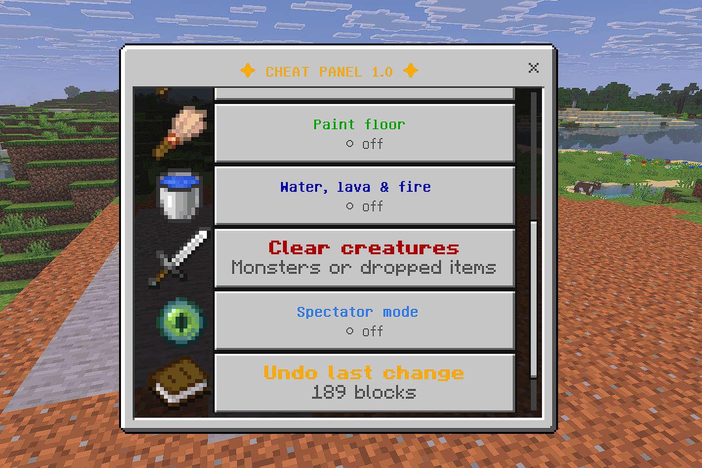 Quick Cheats Panel — screenshot 1