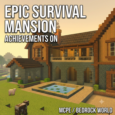 Epic Survival Mansion Base (Achievements ON)