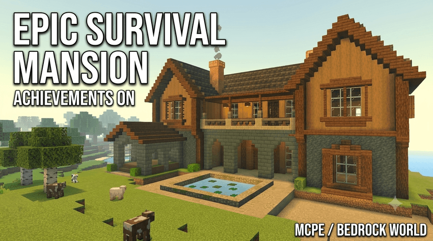 Epic Survival Mansion Base (Achievements ON) — screenshot 1