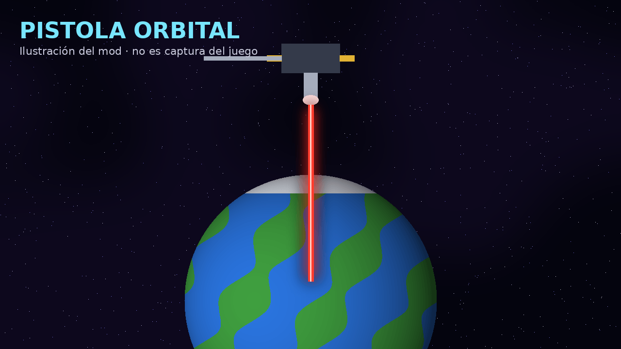 Pistola orbital — screenshot 2