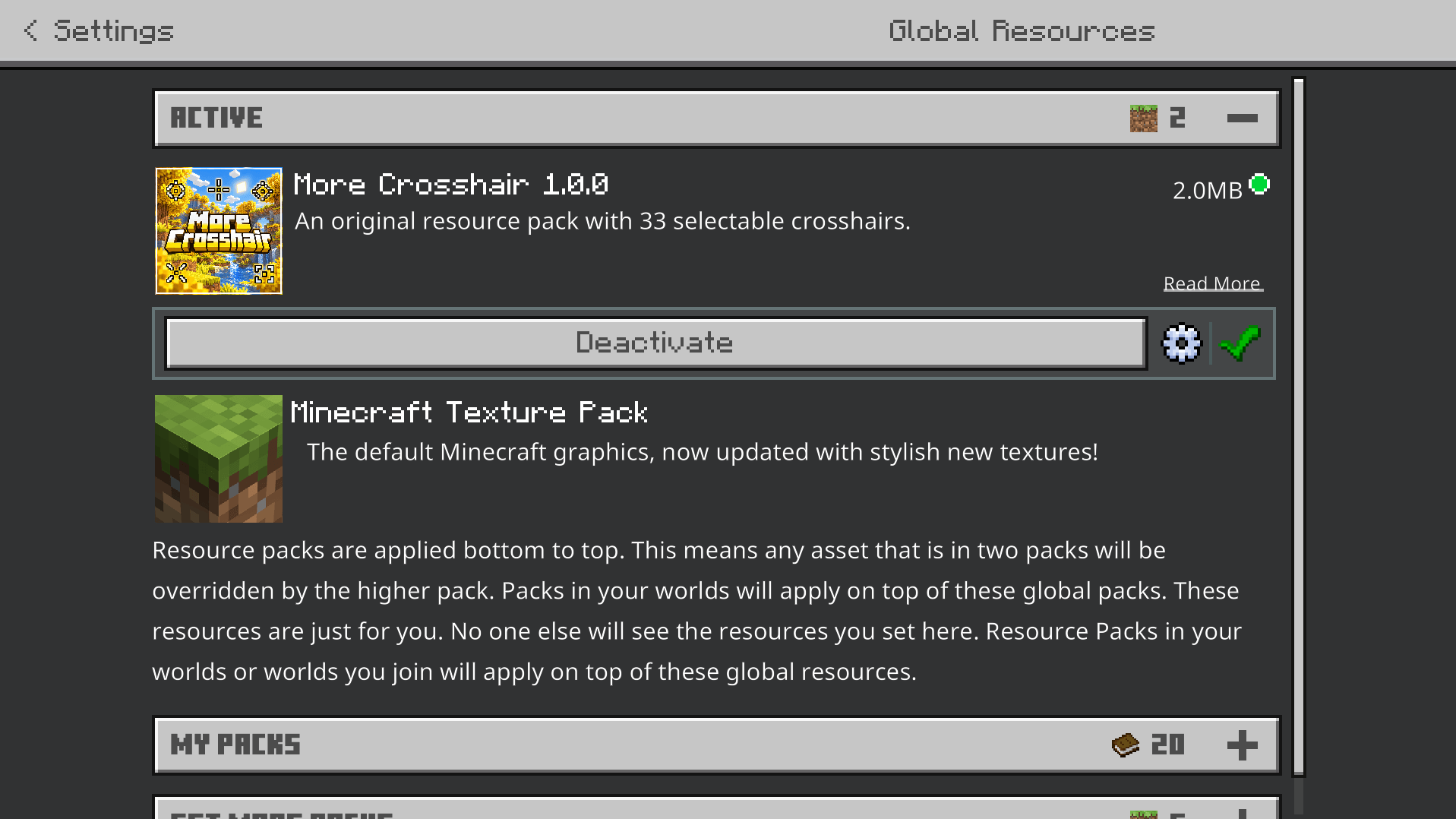 More Crosshair | 33 Custom Crosshairs — screenshot 2