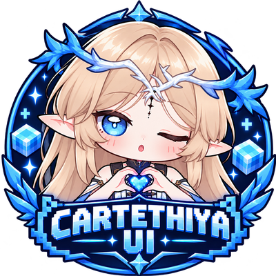 Cartethiya ui - Anime girl  animated ui
