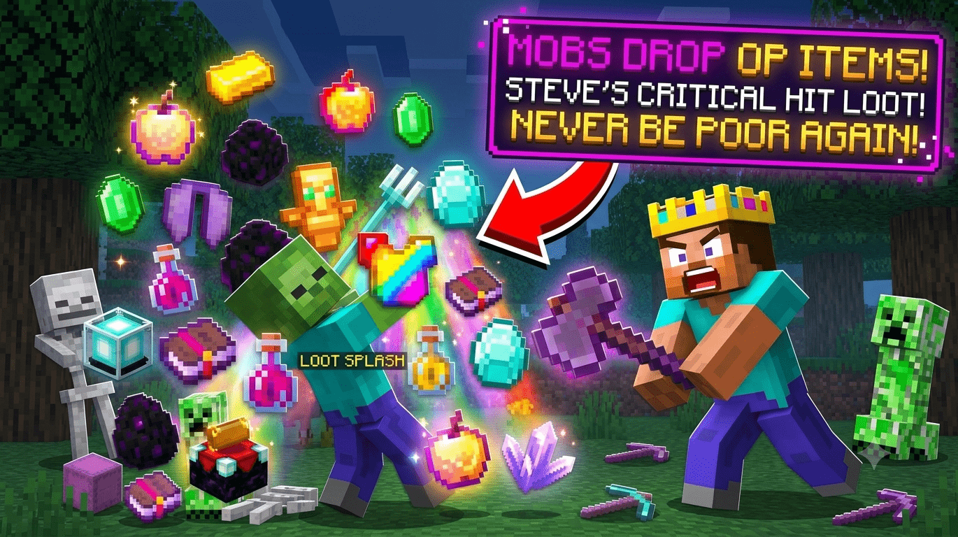 Mobs Drop OP Items [ YS ] — screenshot 1