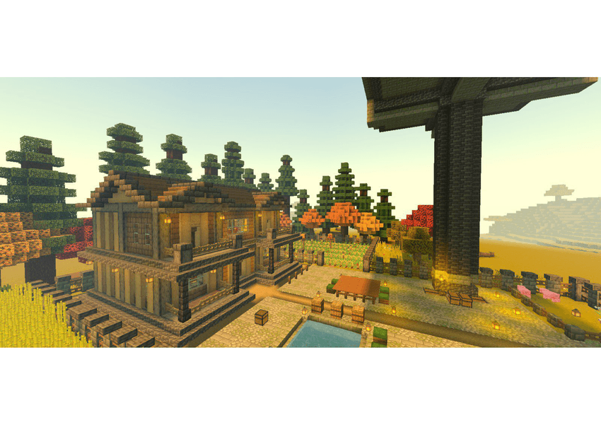 Ultimate Day 1 Starter Base | Survival Mansion & Farms [Achievements Friendly] — screenshot 2