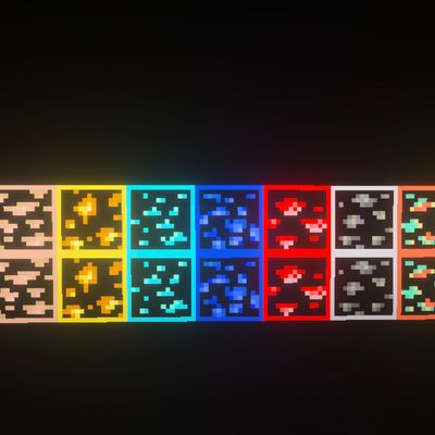 Simple Glowing Ores