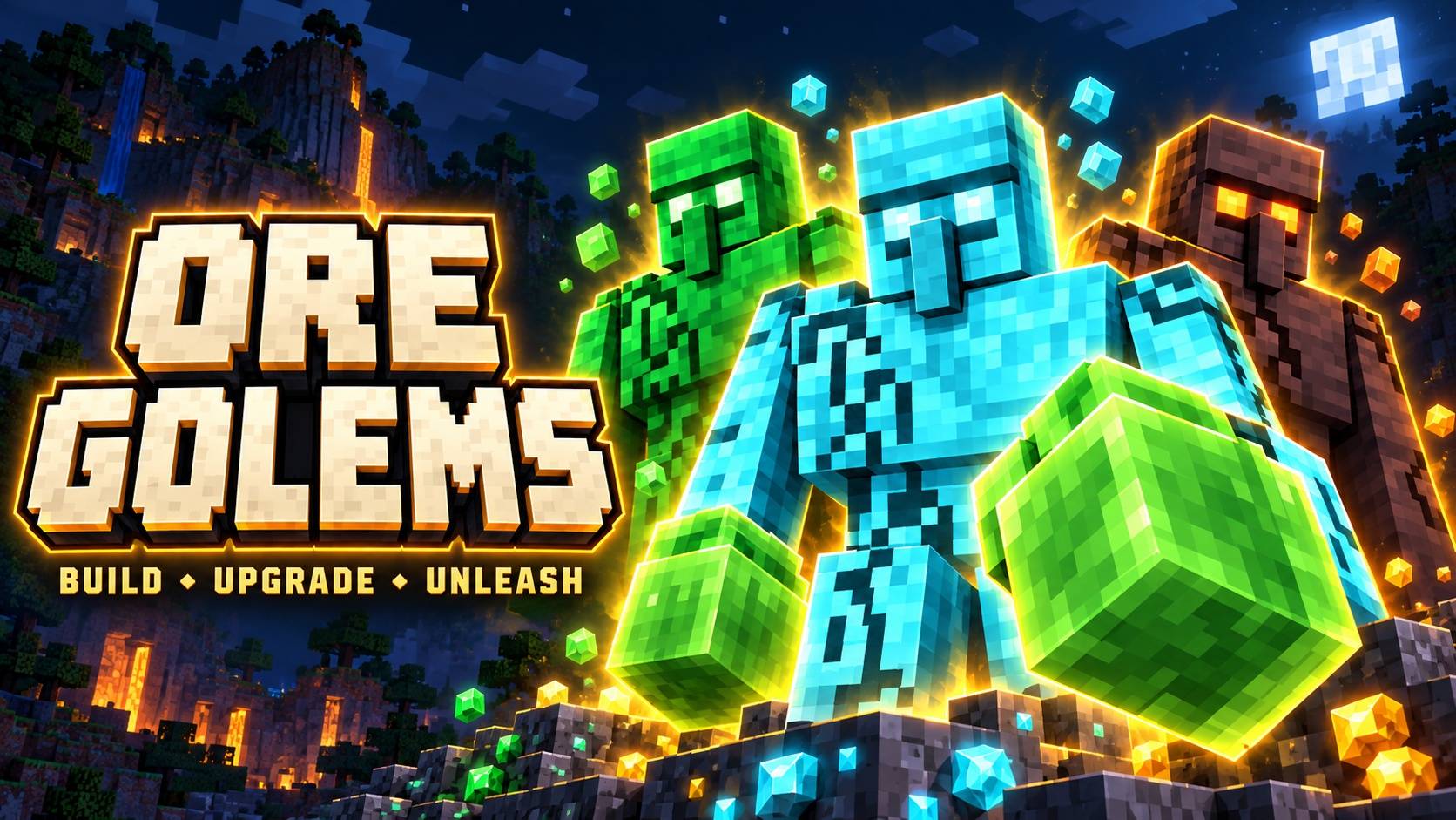 Ore Golems — Upgrades, Skills & Fury Mode — screenshot 1