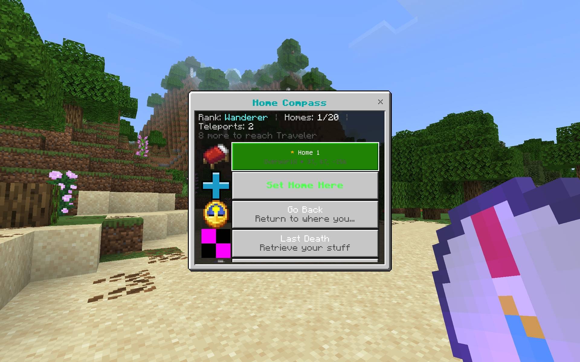 Home Compass: Homes, Warps & Teleport — screenshot 1