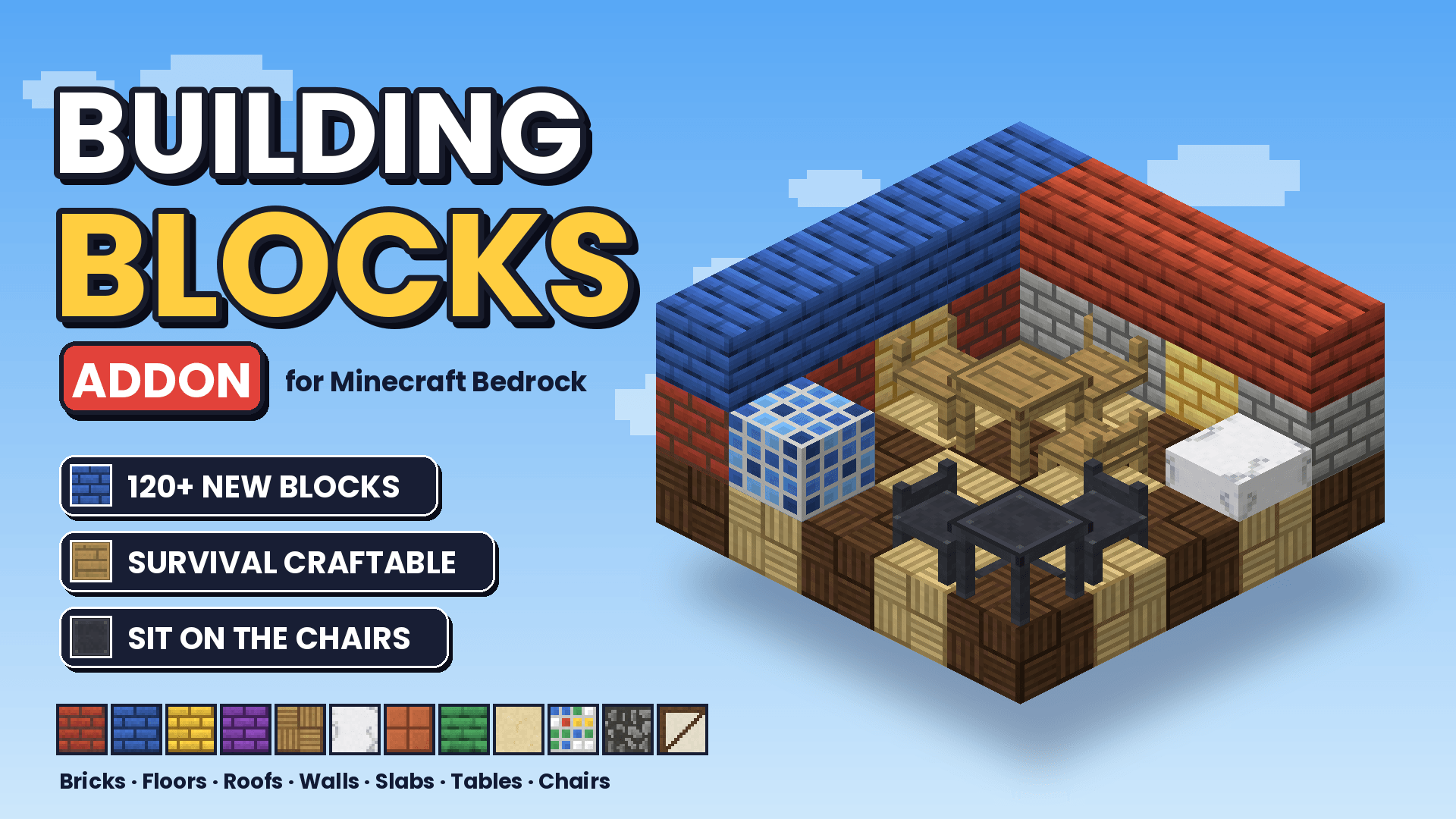 Building Blocks Addon: achievement-compatible — screenshot 1