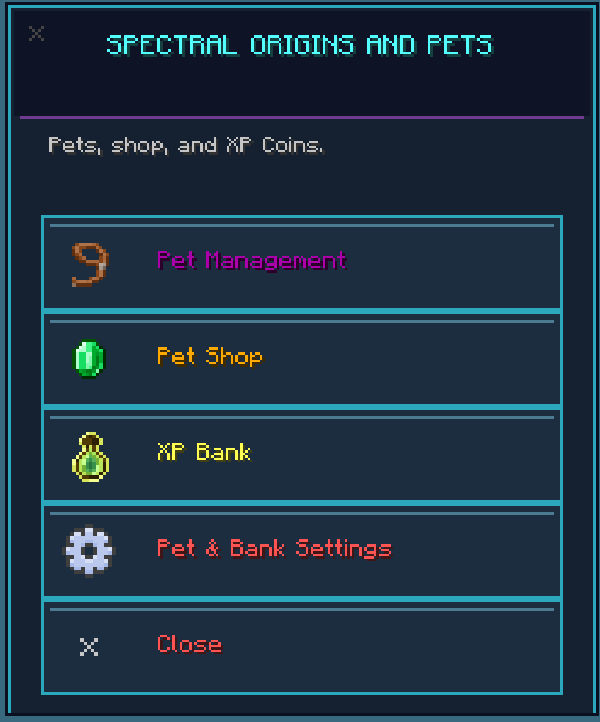 Spectral Origins and Pets — screenshot 2
