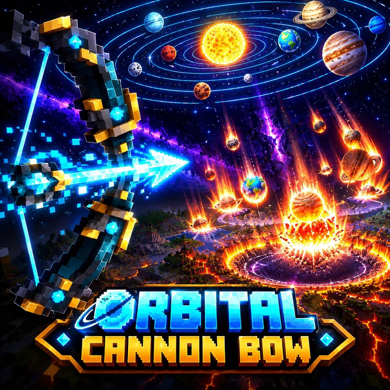 Orbital Bow Cannon - Solar System Bow - Starfall Bow — screenshot 1