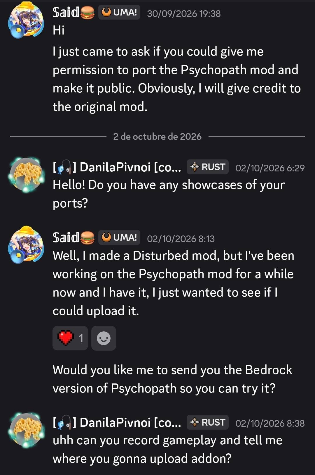 Psychopath - Bedrock: Oficial Port Adaptation — screenshot 2