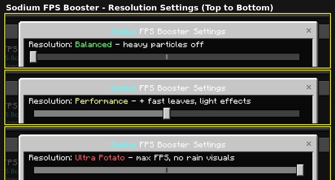 Sodium FPS Booster — screenshot 3