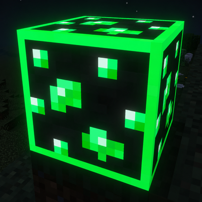 Glowing ore