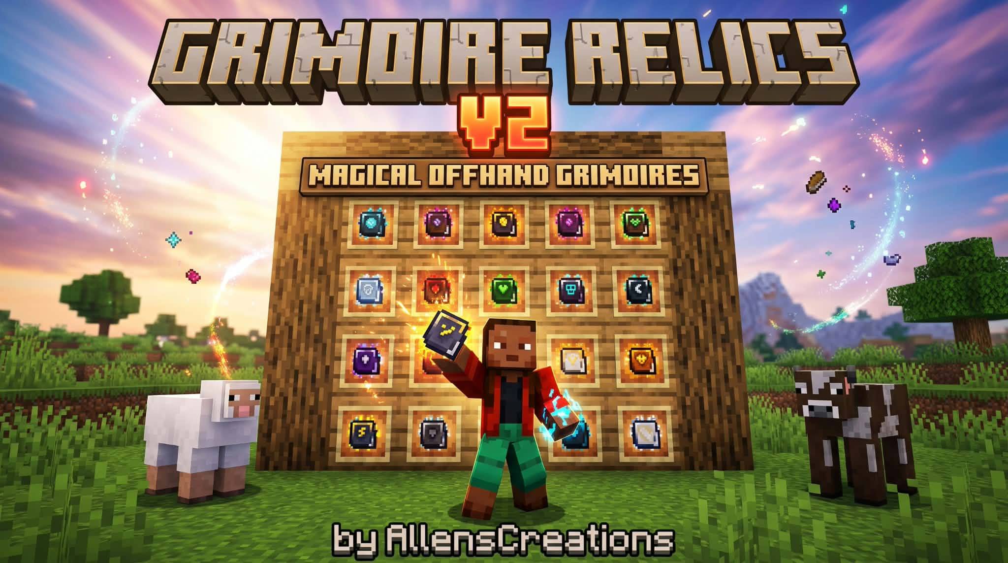 Grimoire Relics V2 — Magical Offhand Grimoires — screenshot 1