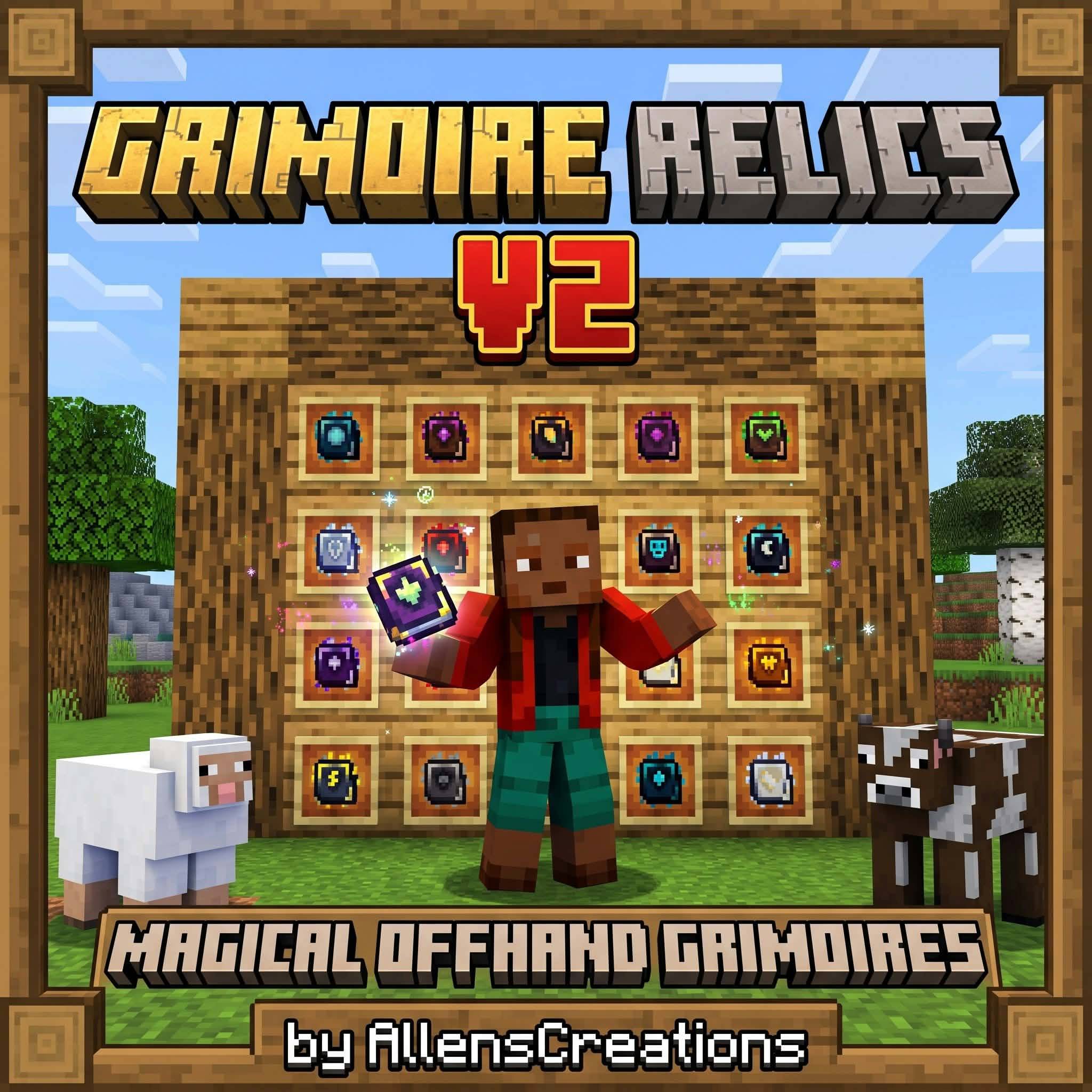 Grimoire Relics V2 — Magical Offhand Grimoires — screenshot 2