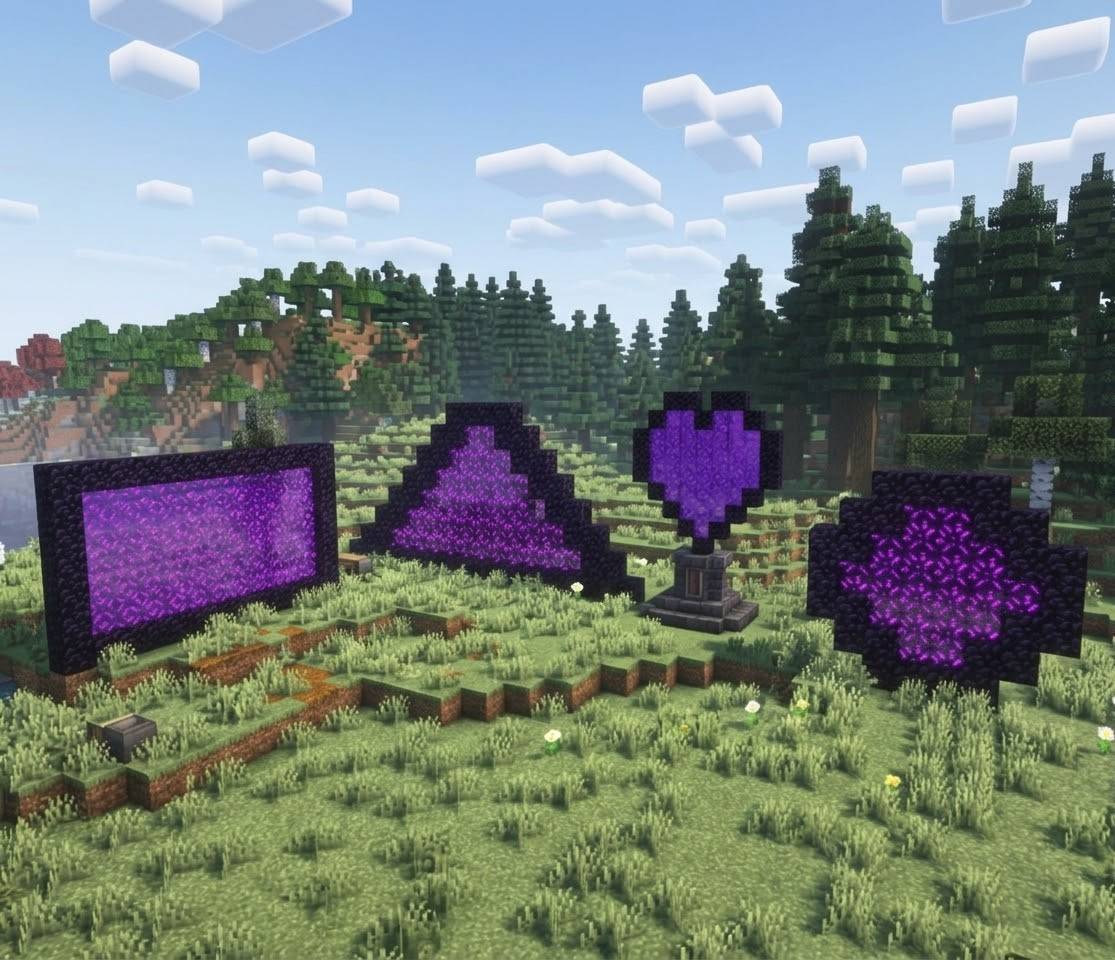 Any Shape Nether Portal — screenshot 1