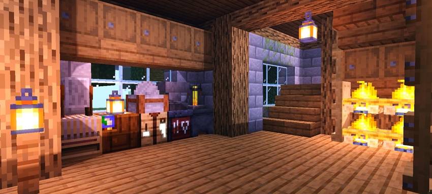 Dark Oak Estate - Survival Starter House [Bedrock 1.26.50+] (Achievements ON) — screenshot 3