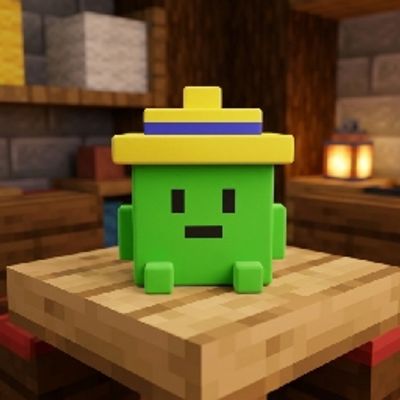 Grenn block plush