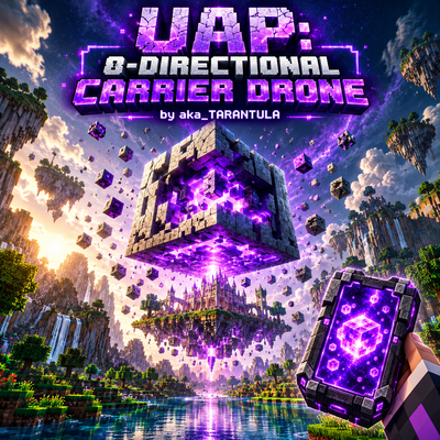 UAP: 8-DIRECTIONAL CARRIER DRONE aka_UAP Carrier Drone by aka_TARANTULA
