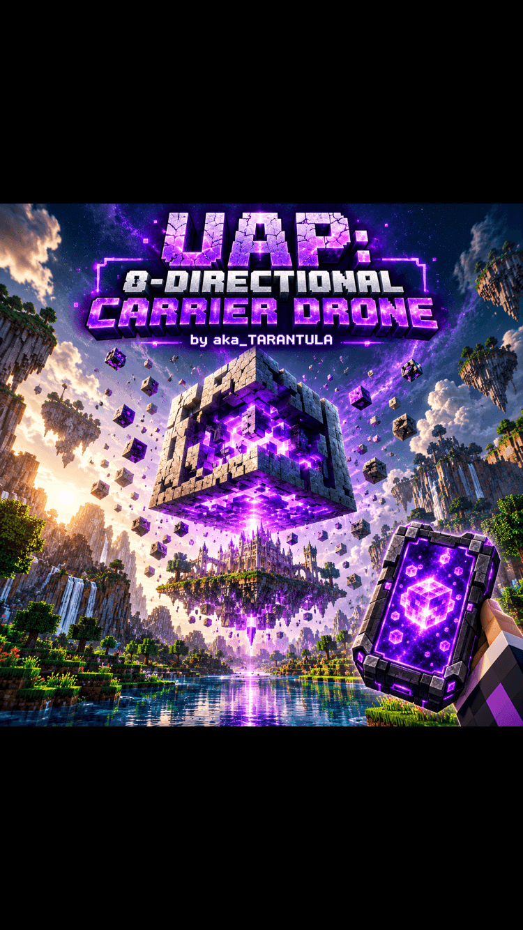UAP: 8-DIRECTIONAL CARRIER DRONE aka_UAP Carrier Drone by aka_TARANTULA — screenshot 2