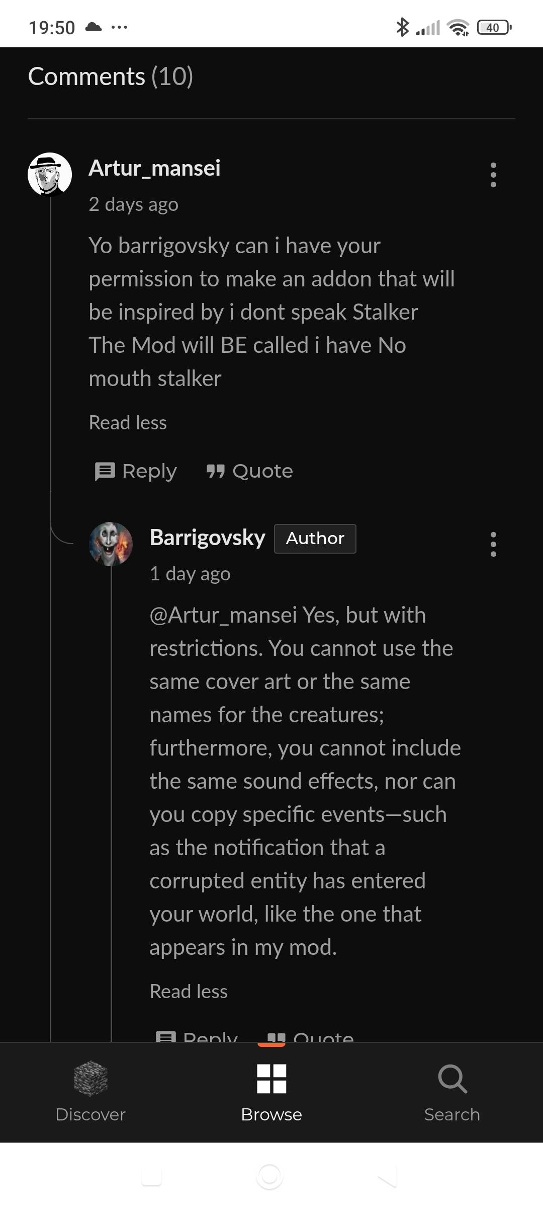 I have No mouth stalker — screenshot 1