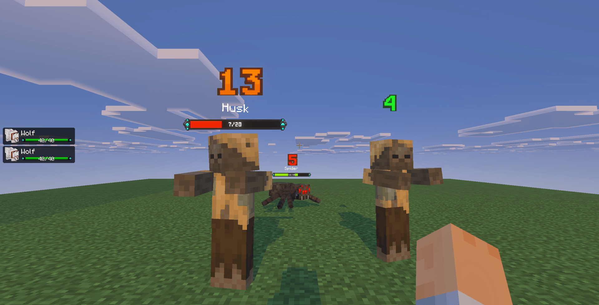 Bedrock Health Bars & Party Frames — screenshot 4
