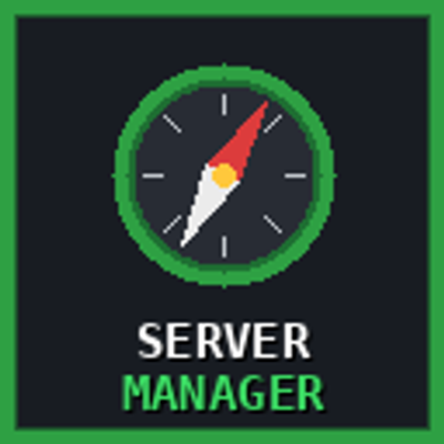 Server Manager panel