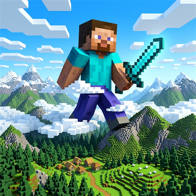 Minecraft, But You Get Bigger Every Minute