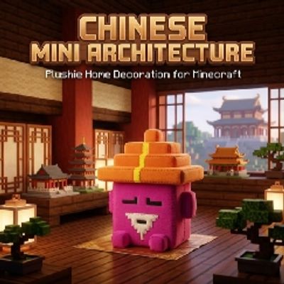 Chinese mini architeture:plushie