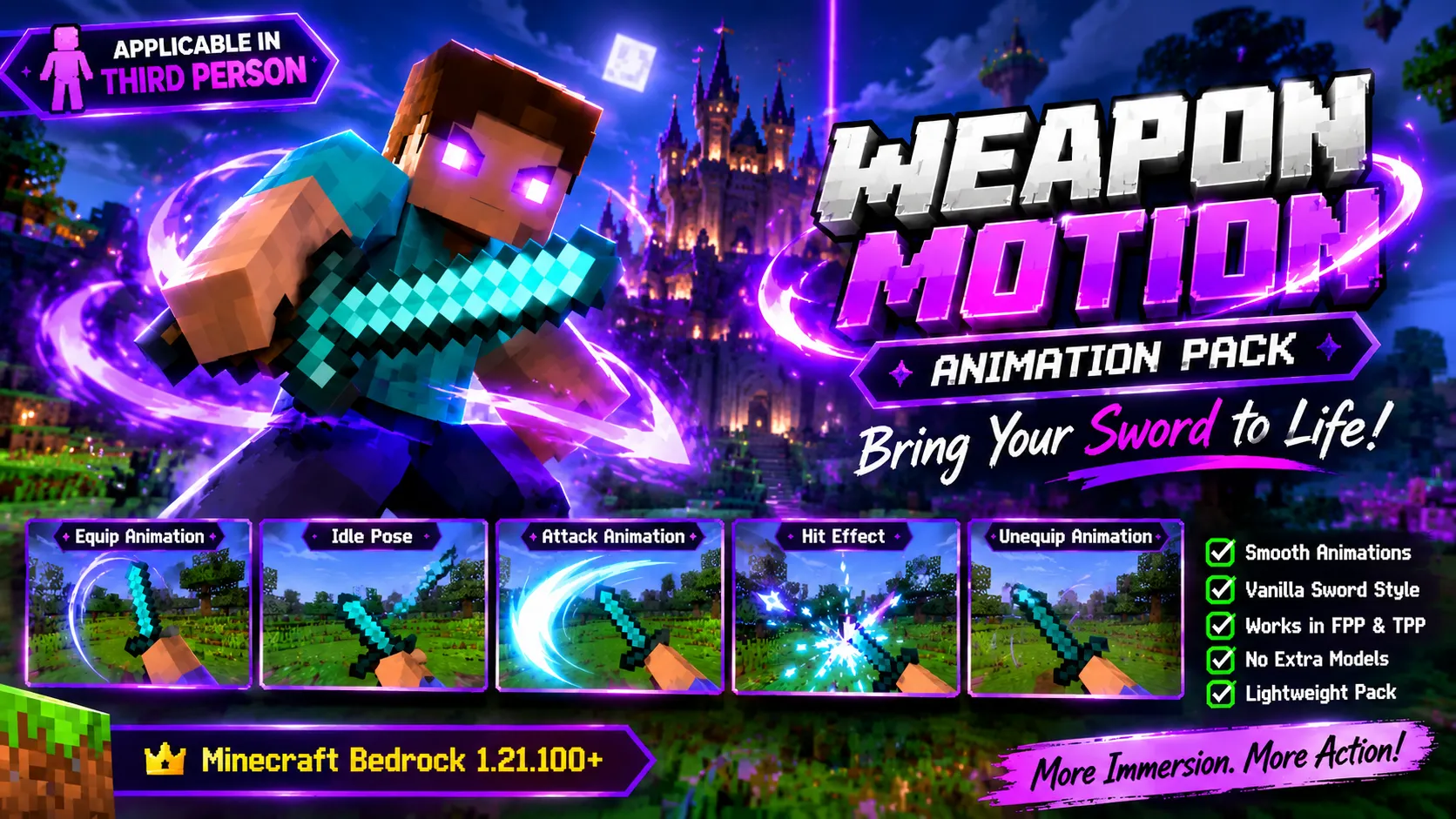 Weapon Motion — Cinematic Sword Animations — screenshot 1