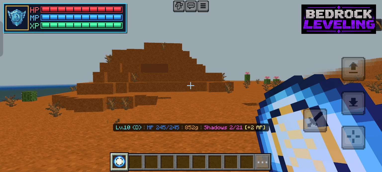 BEDROCK LEVELING — screenshot 2