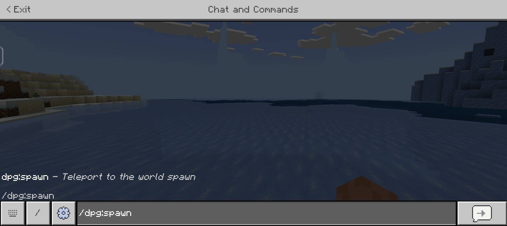 DPG TP World Spawn — screenshot 2