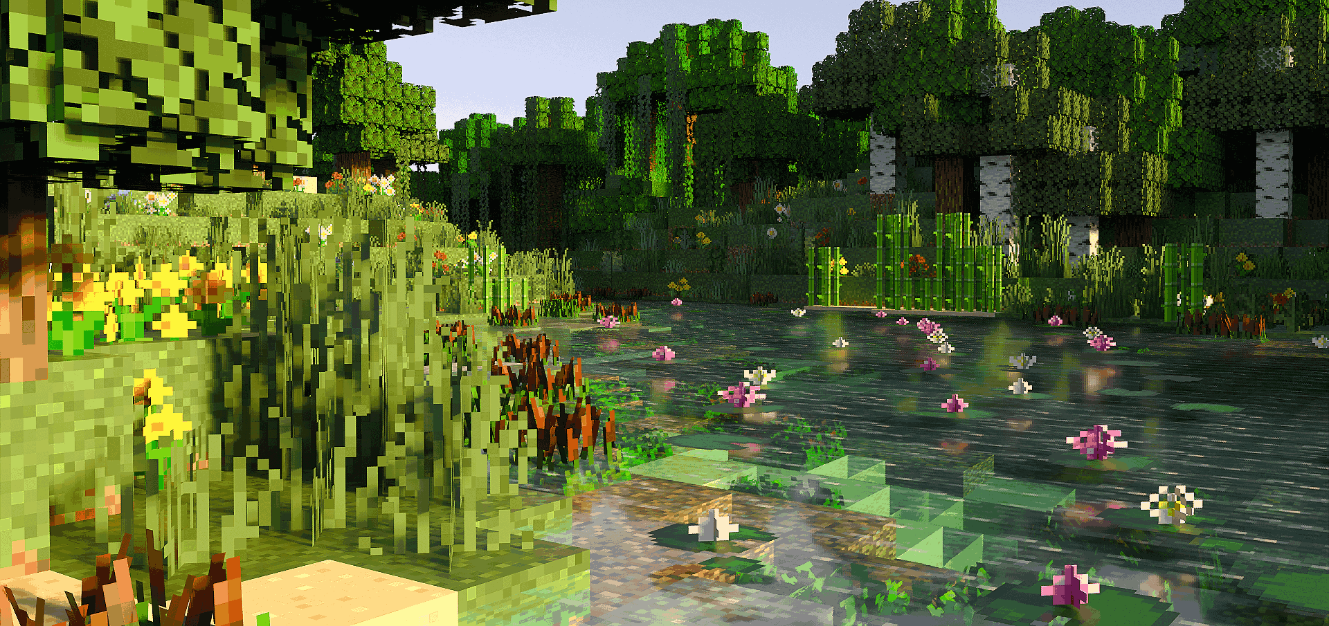 Better Foliage Addon/Texture Pack for Bedrock(Major Bugfixes!) — screenshot 1