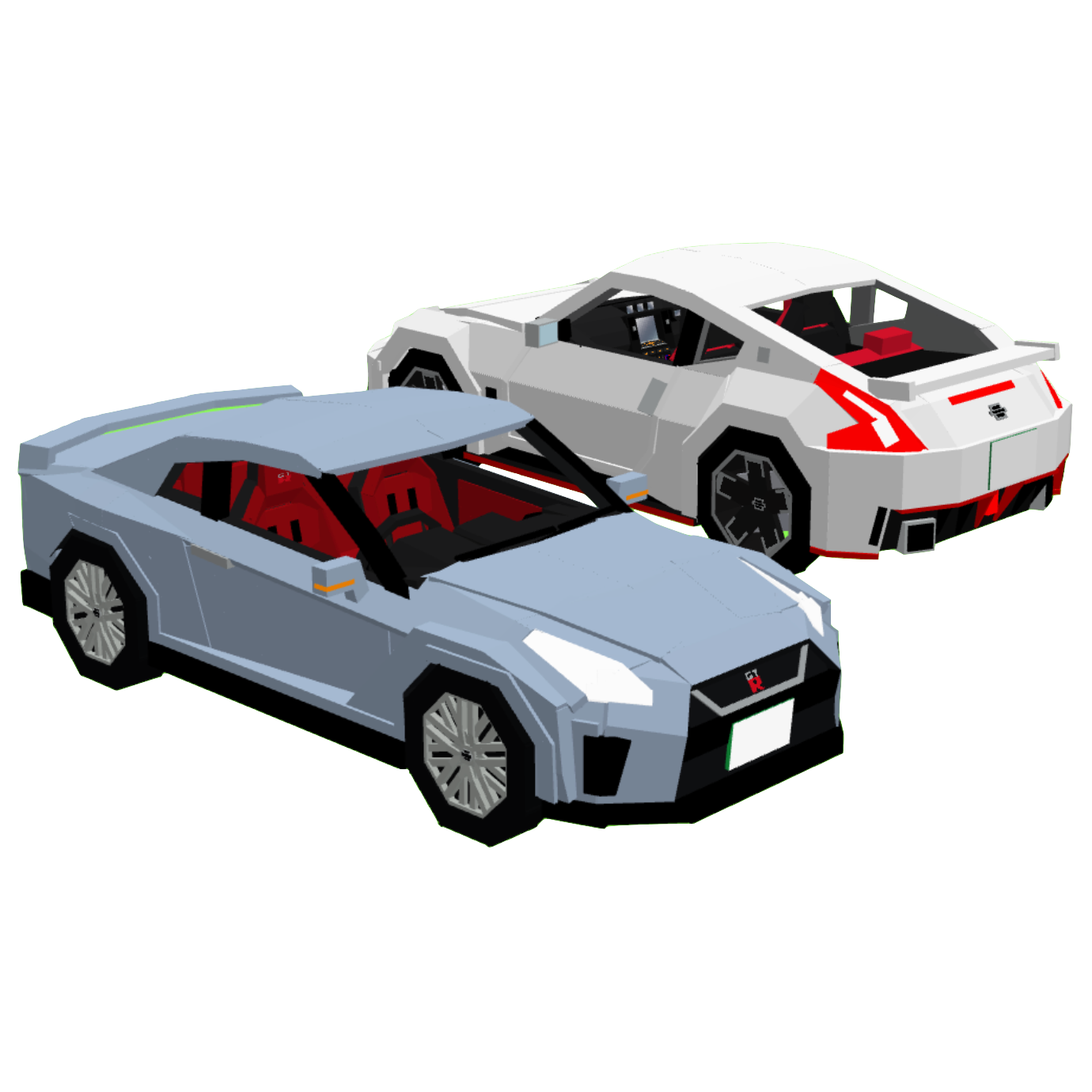 Nissan R35 GTR + 370Z Car Addon Pack - Simple Car Series