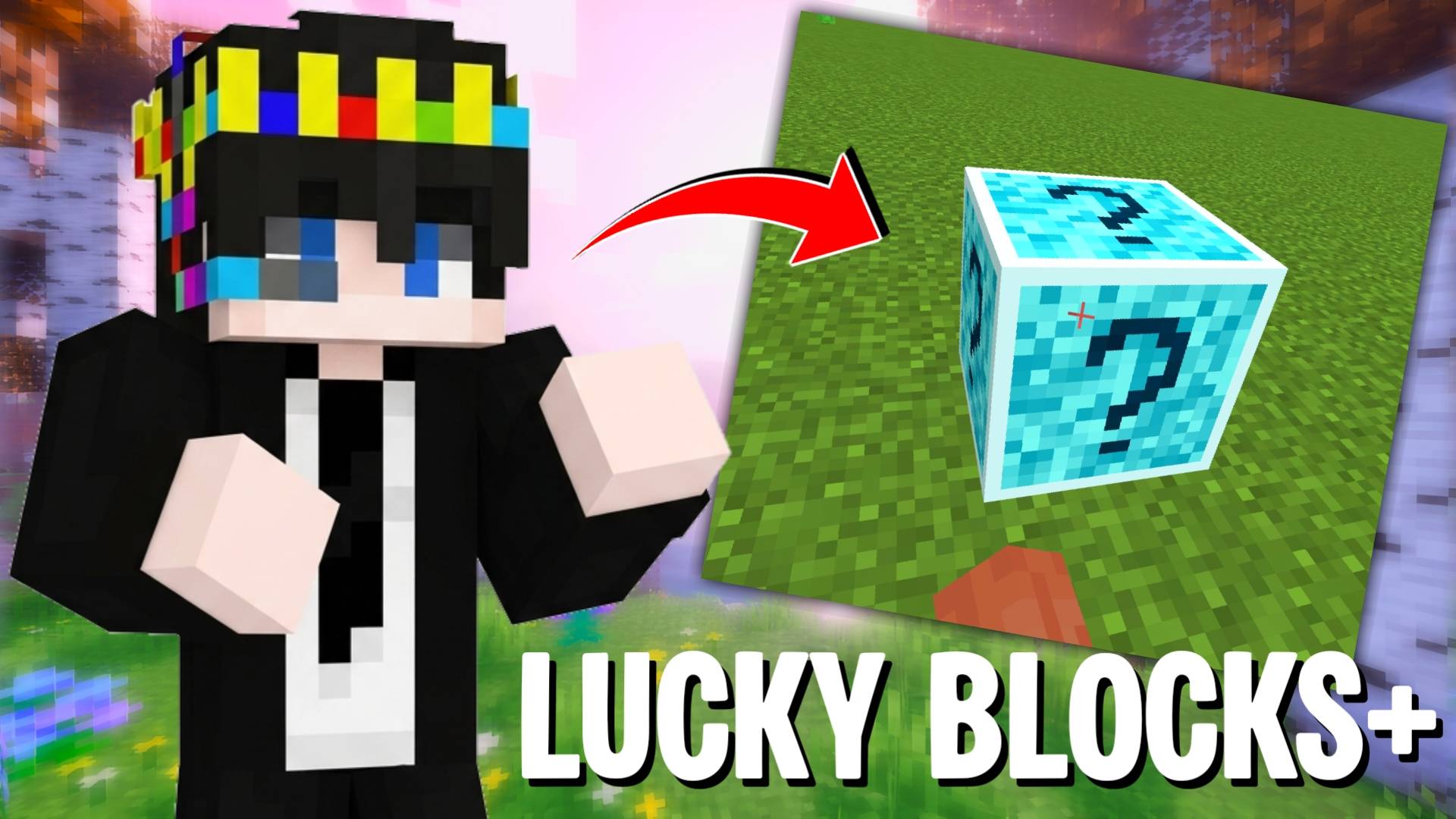 Lucky Blocks+ Addon: 35 Random Rewards — screenshot 1