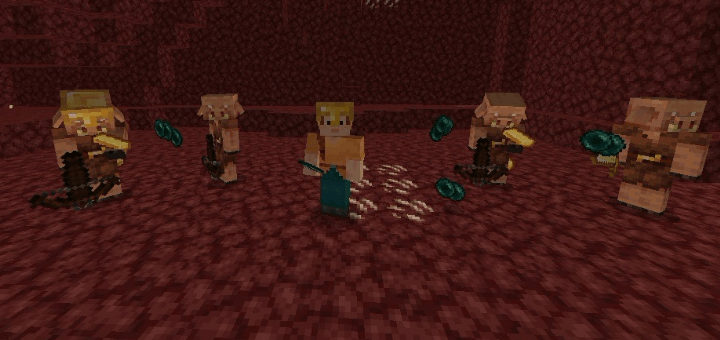 Piglin Custom Barter and Chances — screenshot 1