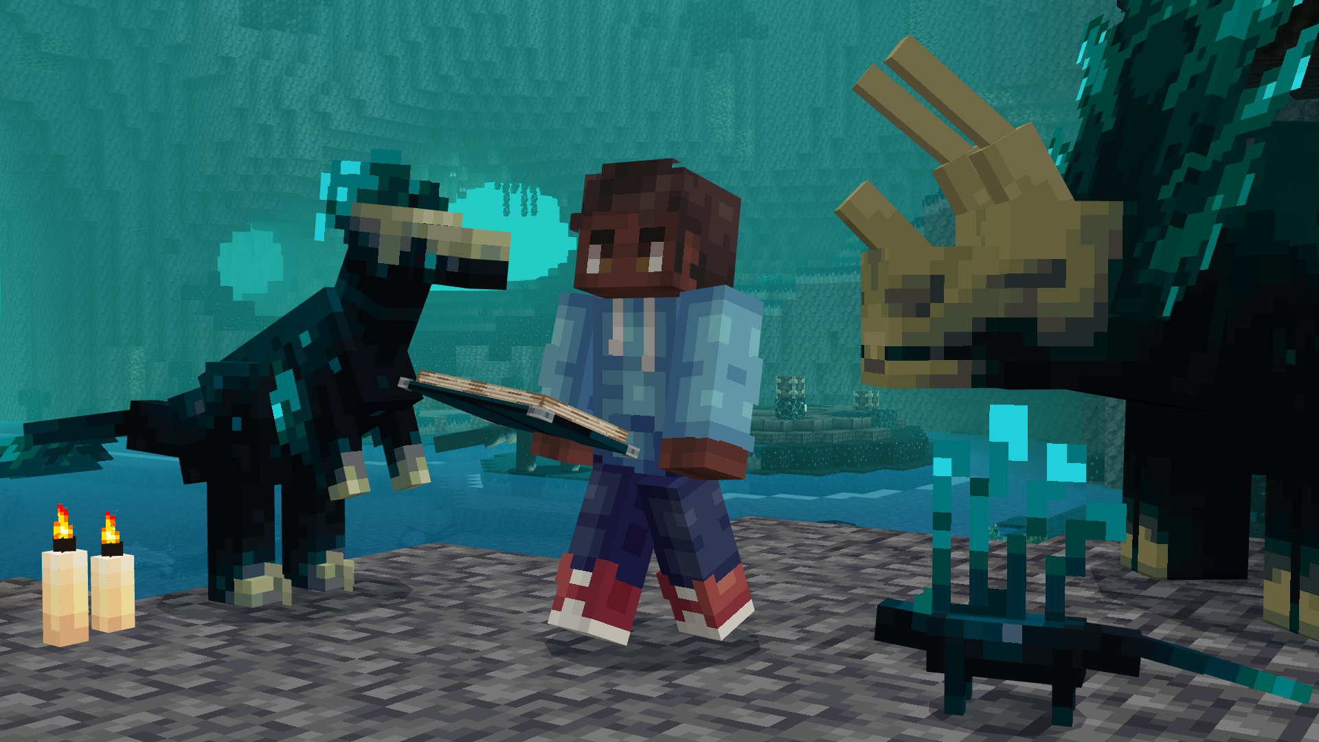 Sculk Dinosaurs Add-On — screenshot 2