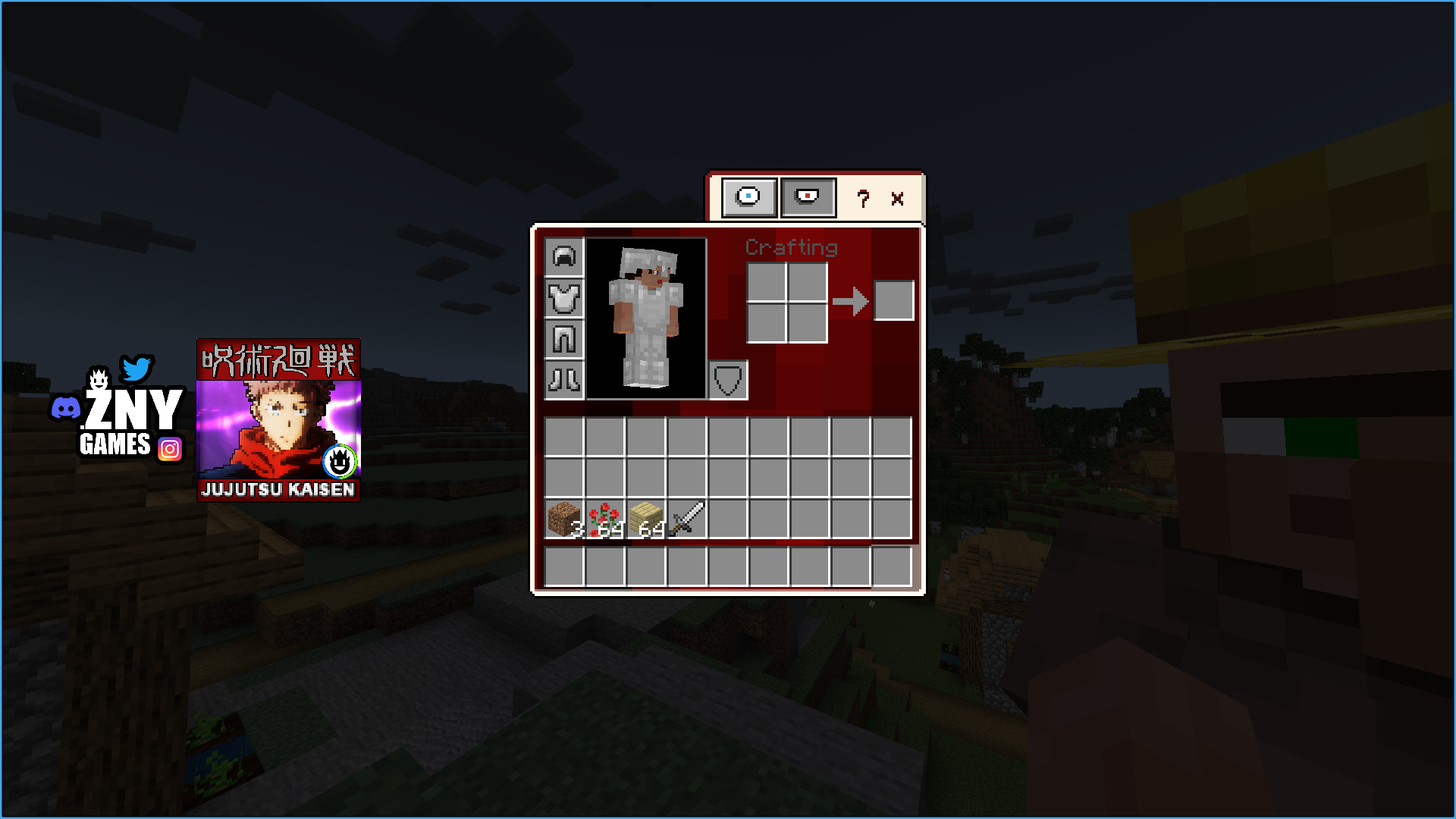 JUJUTSU KAISEN UI [BEDROCK] — screenshot 1